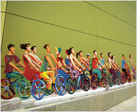 「サイクリング」 （2007年）韓国、ソウルのショッピングセンター